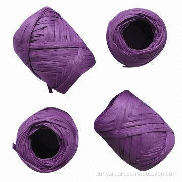 Paper raffia string egg, measures 4 x 15m